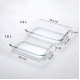 Pyrex Baking Dish Set - 2 Pcs